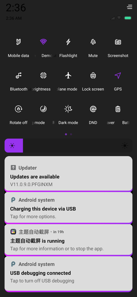 Violet screenshot