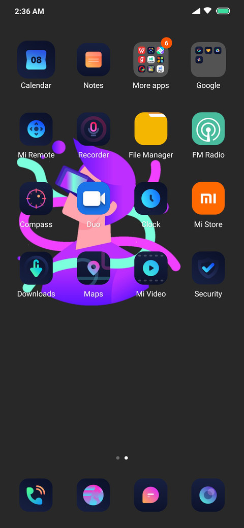 Violet screenshot