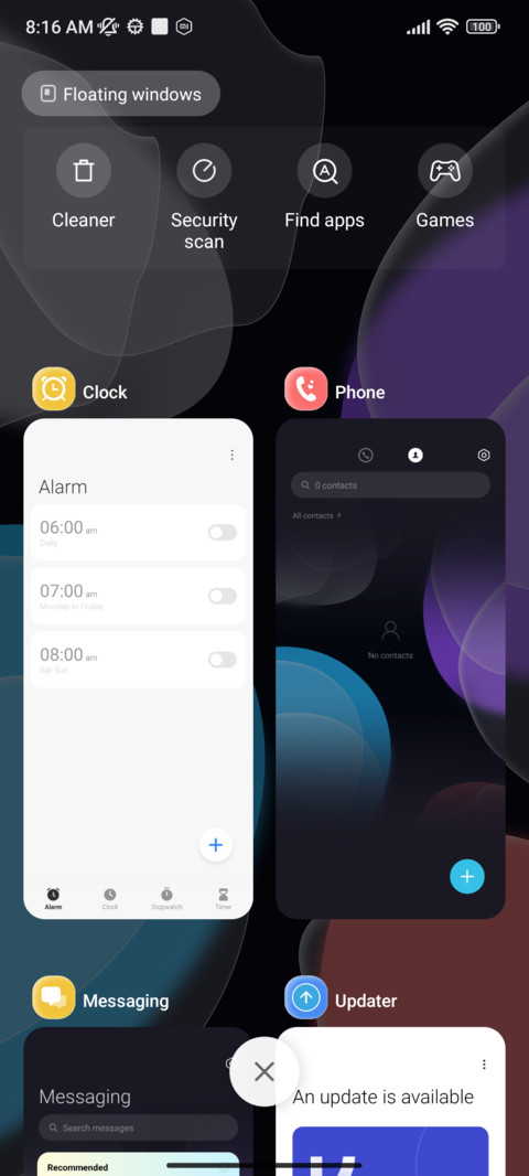 Iridescent Glass screenshot
