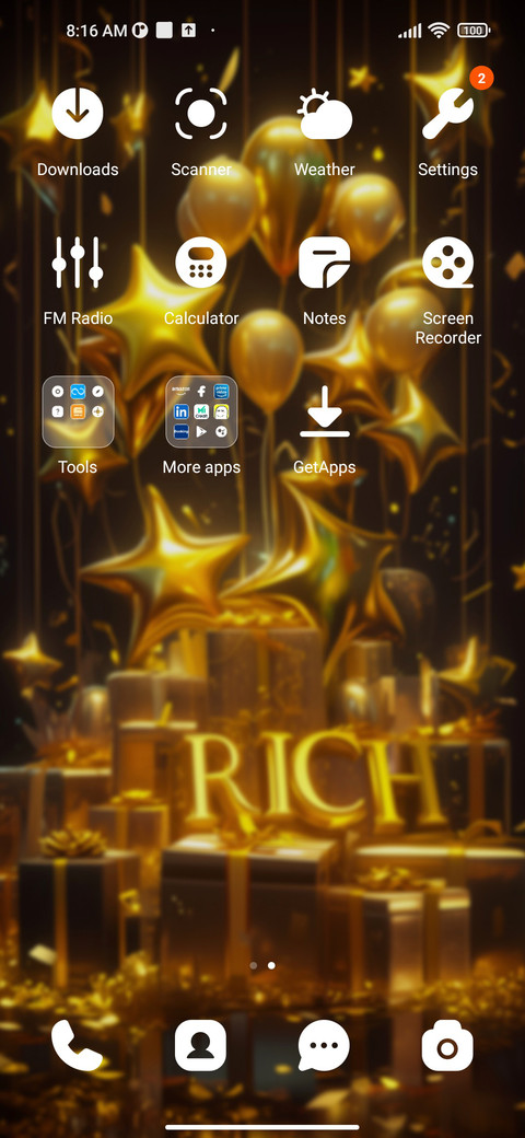 Rich party screenshot