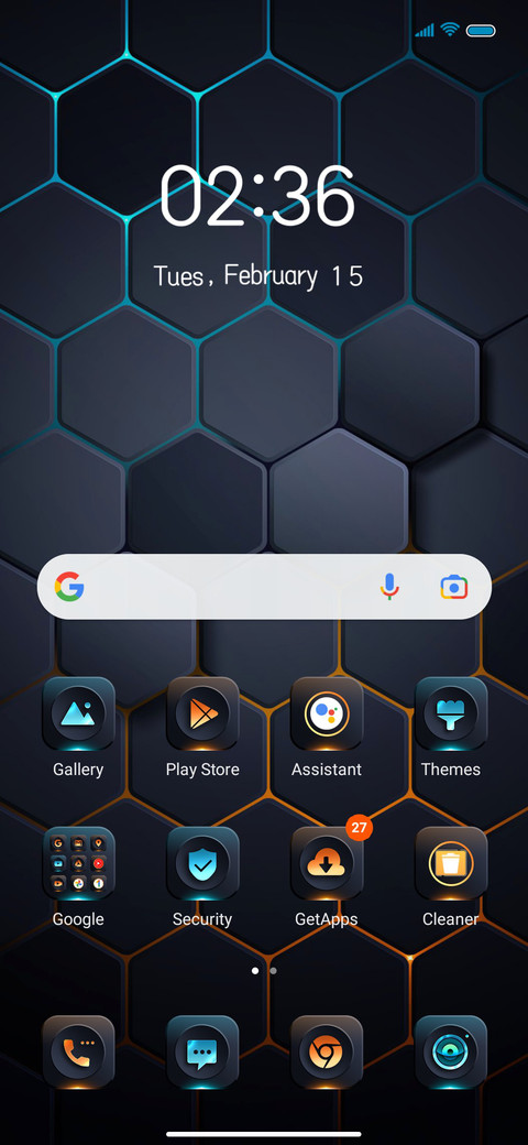 Dark hexagon screenshot