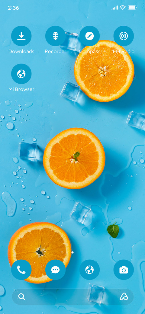 Minimal Oranges screenshot