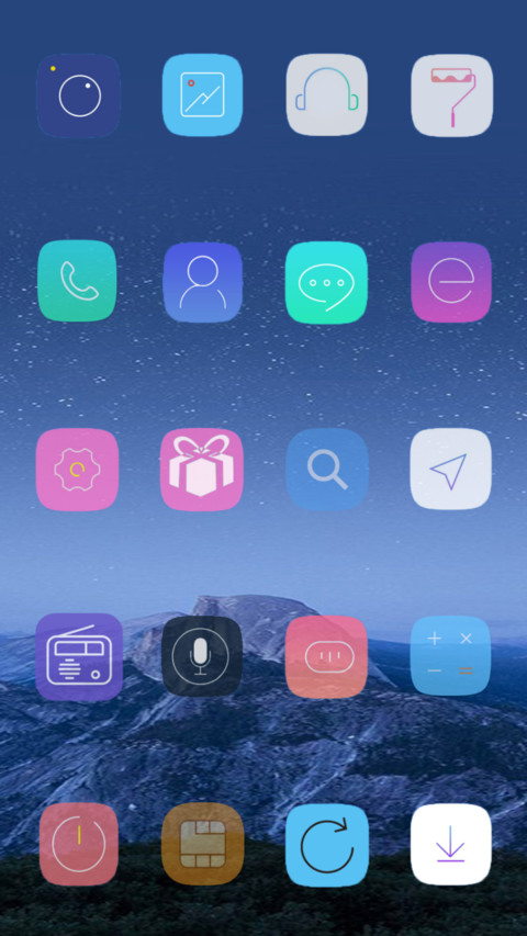Lakes mountains screenshot