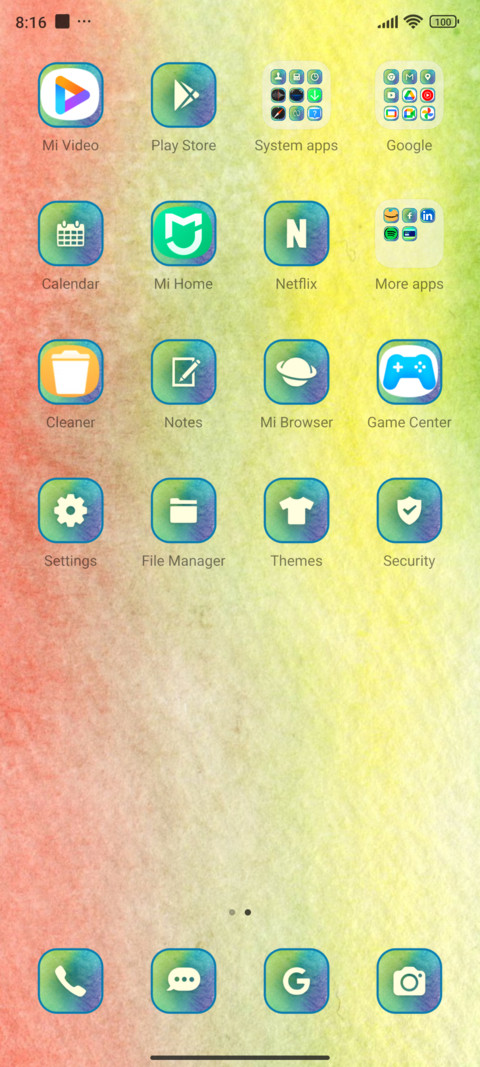 abstract color screenshot