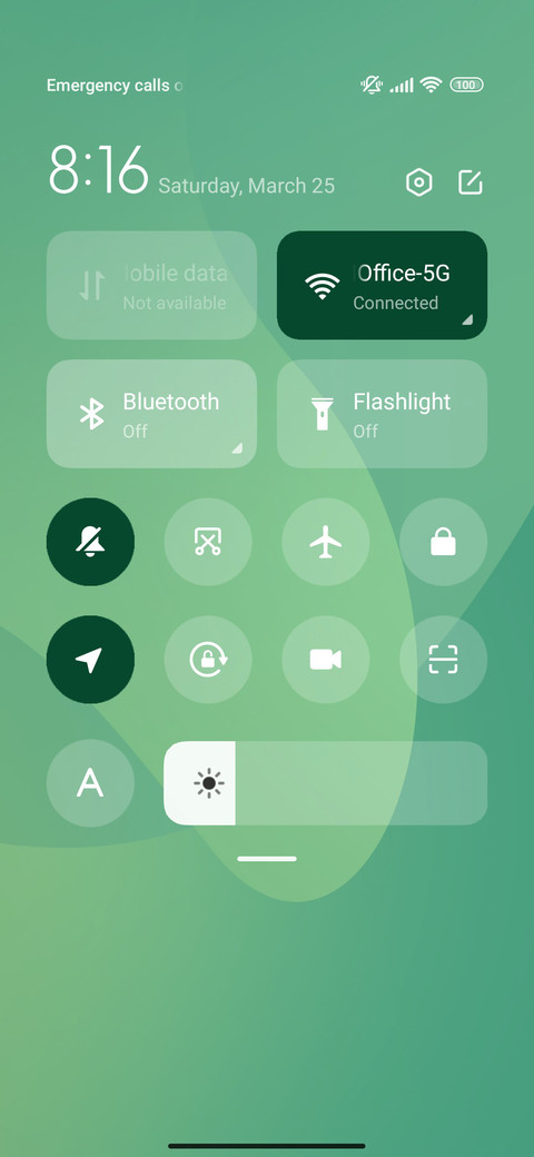Eye protection screenshot