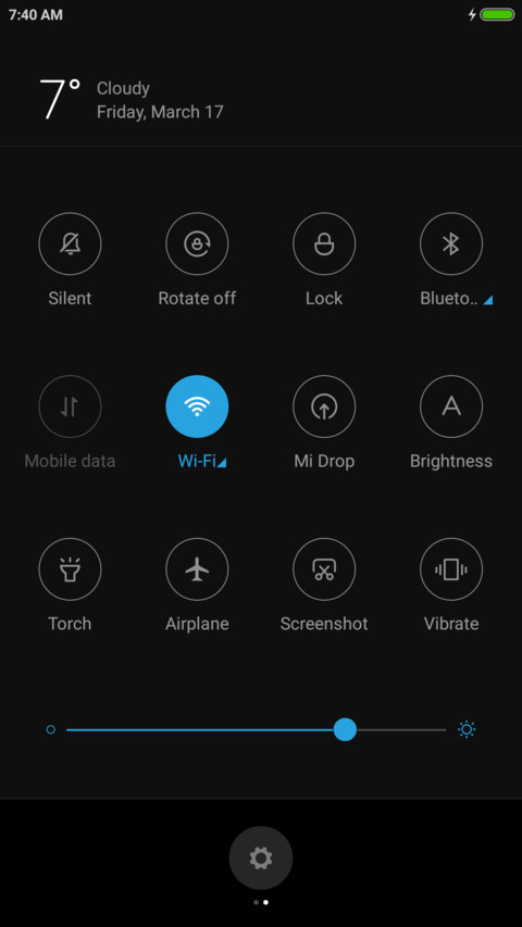 Xiaomi 5c screenshot