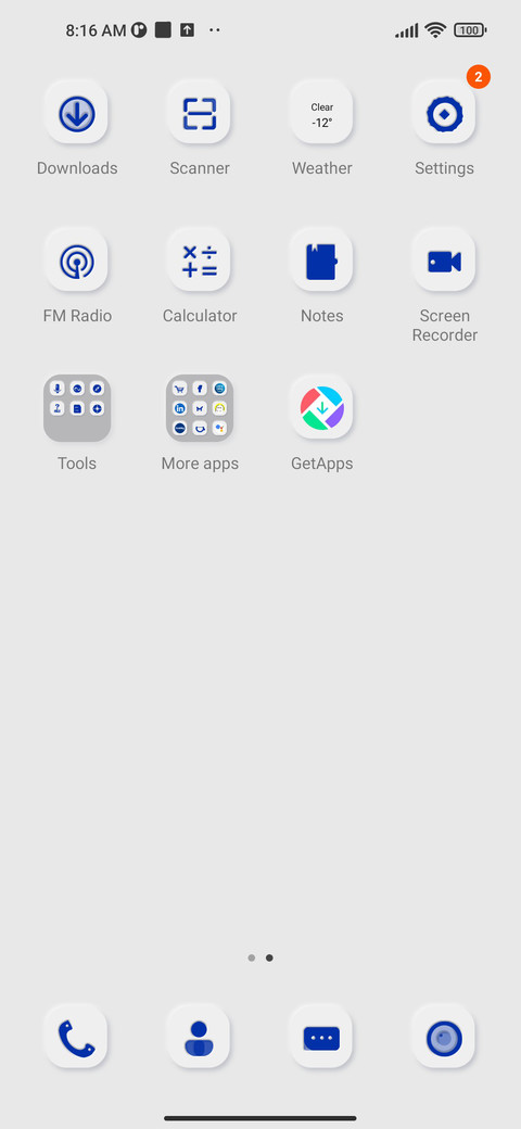 Minimalist+clock screenshot