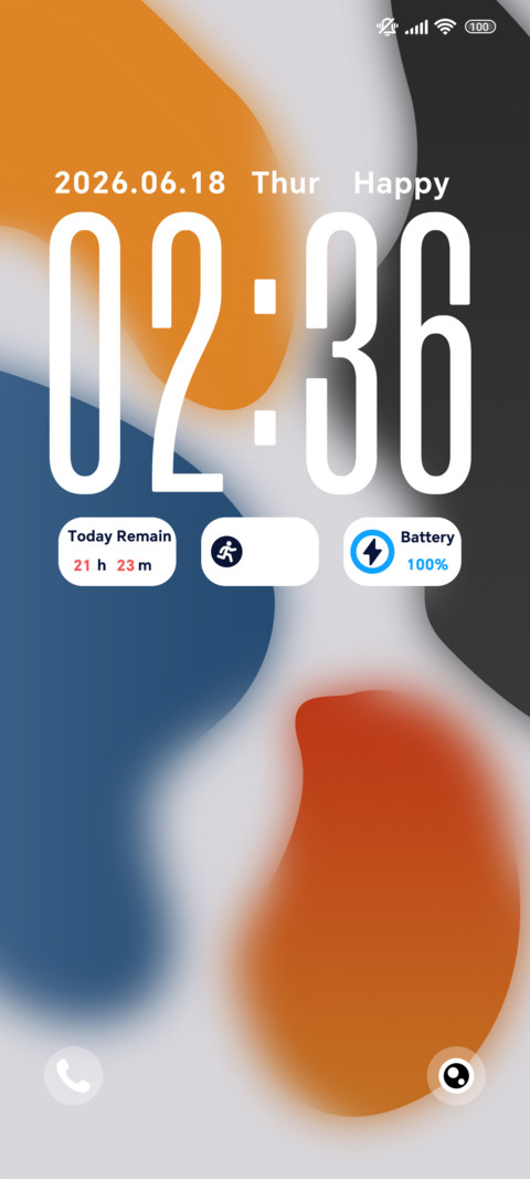 Warm Cool Gradient screenshot