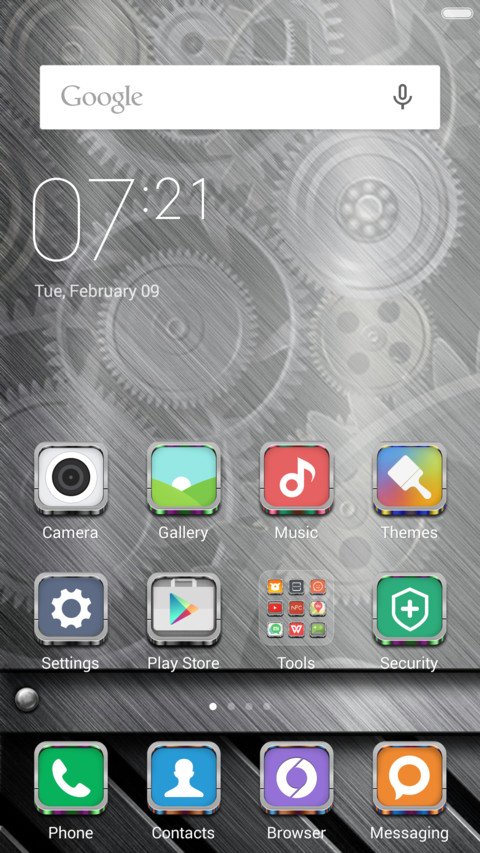  IN SHINY METAL THEME screenshot