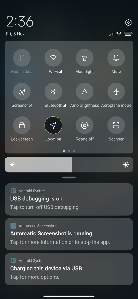 Classic clock screenshot