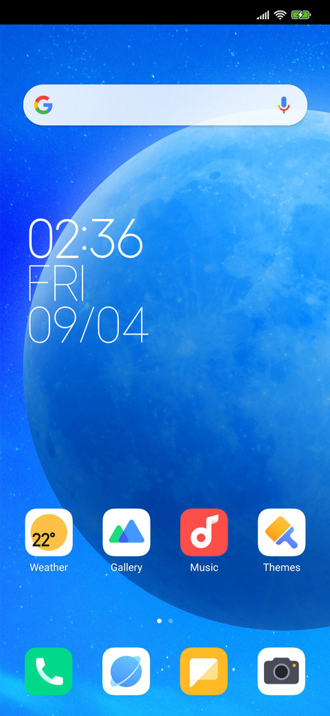 Mi mix Alfa screenshot