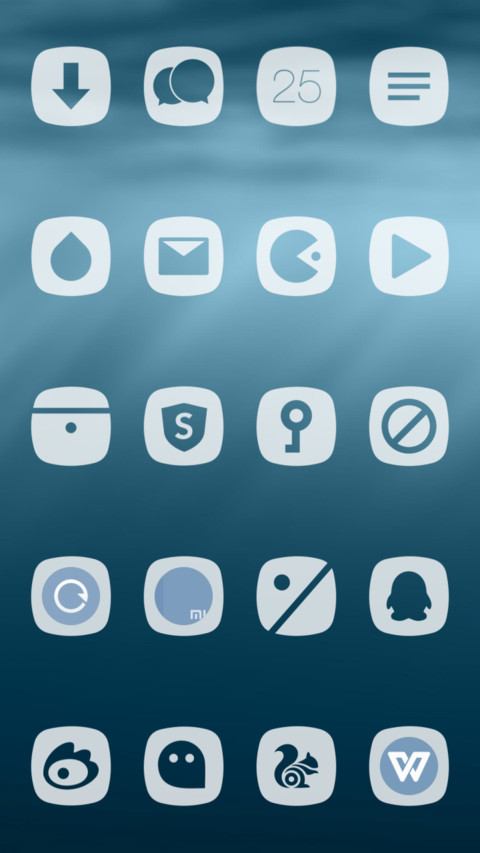 iOS9 Concept Minimal screenshot