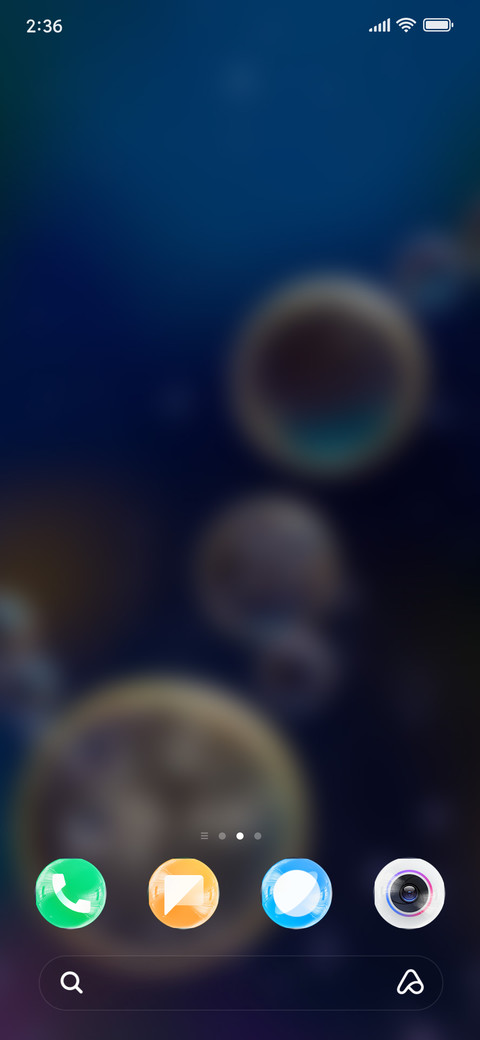 Bubbles screenshot