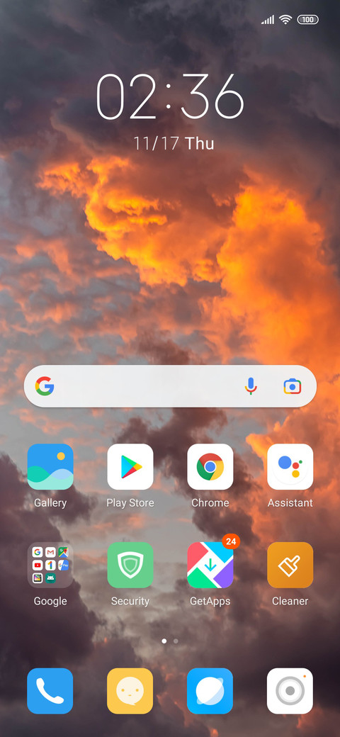 Fire cloud screenshot