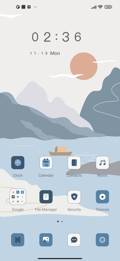 Landscape poetry screenshot