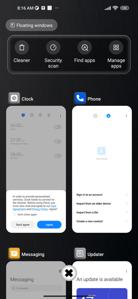 Dark v12 screenshot