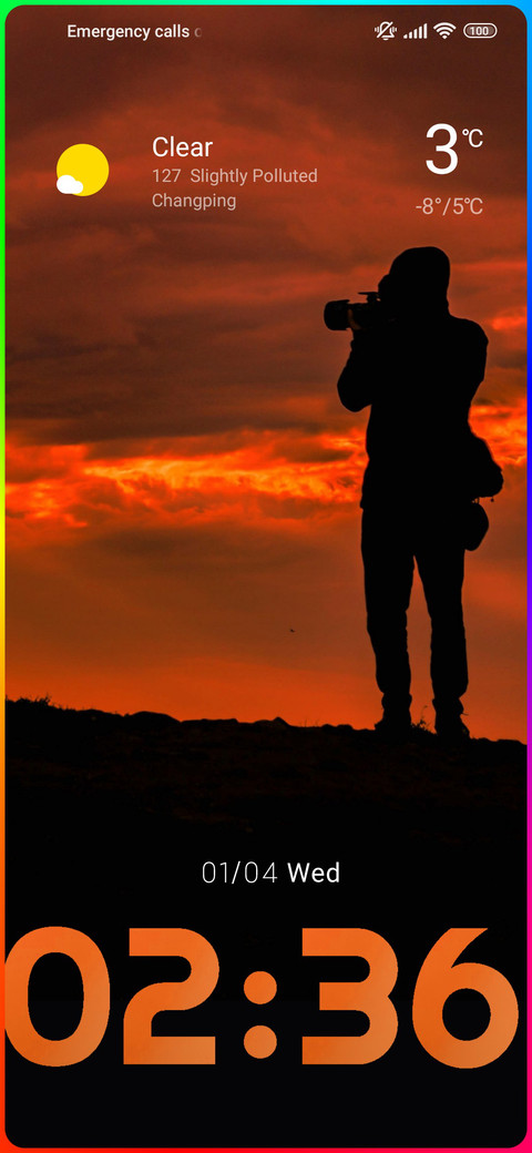 Photography screen screenshot