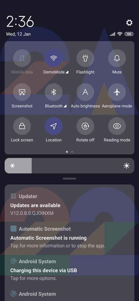 Geometric color screenshot