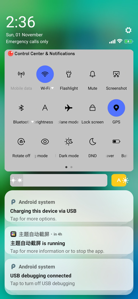 iOS Black v11 screenshot