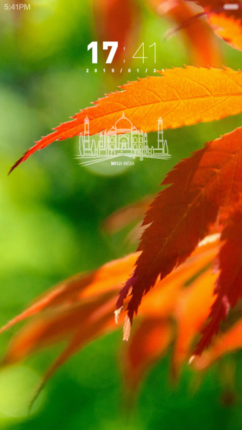 MIUI India Tricolor screenshot