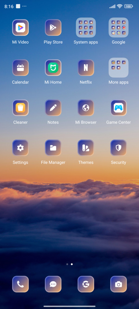 Sunrise screenshot