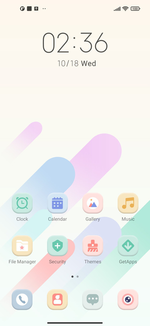 Refreshing stripes screenshot