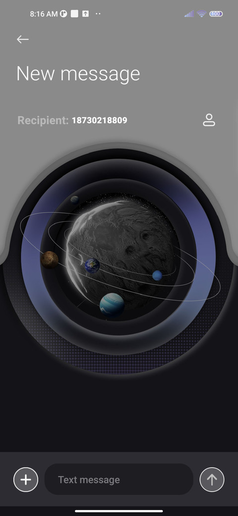 Two color planet screenshot
