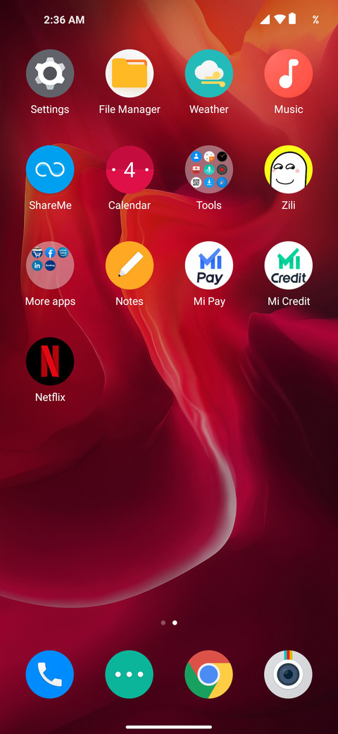OxygenOS Beta screenshot