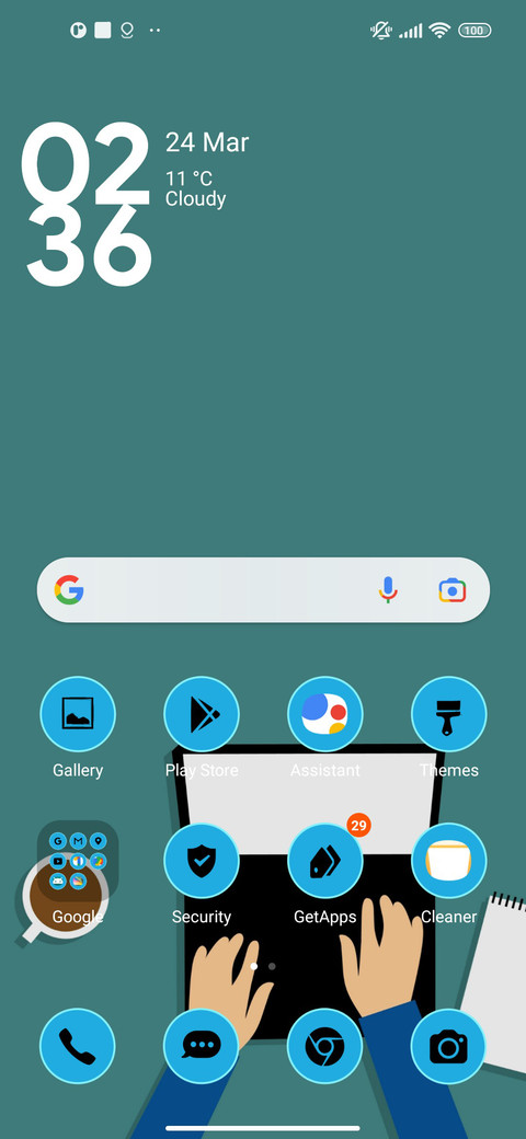 minimal office screenshot