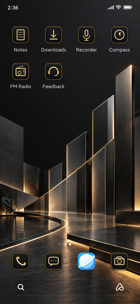 Executive Black screenshot