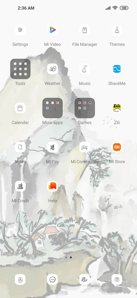 Ink landscape screenshot