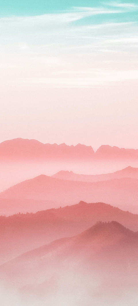粉色山峰 自定义 screenshot