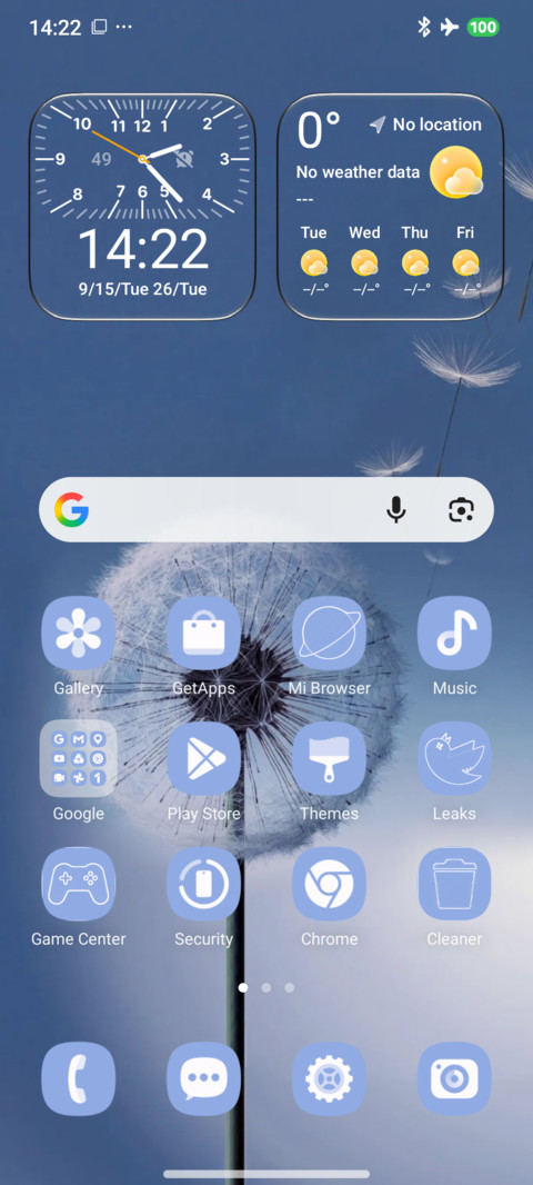 VK Blue Bloom screenshot