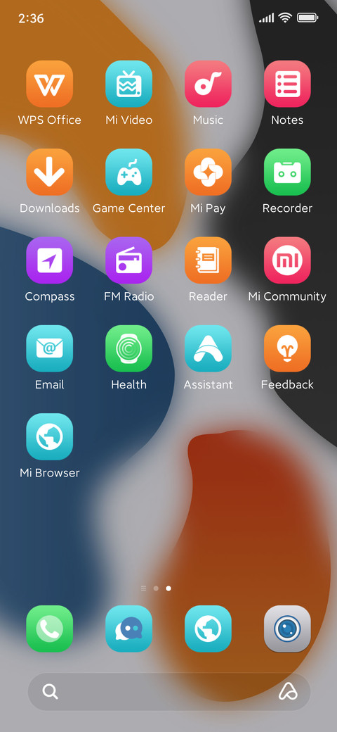 Warm Cool Gradient screenshot
