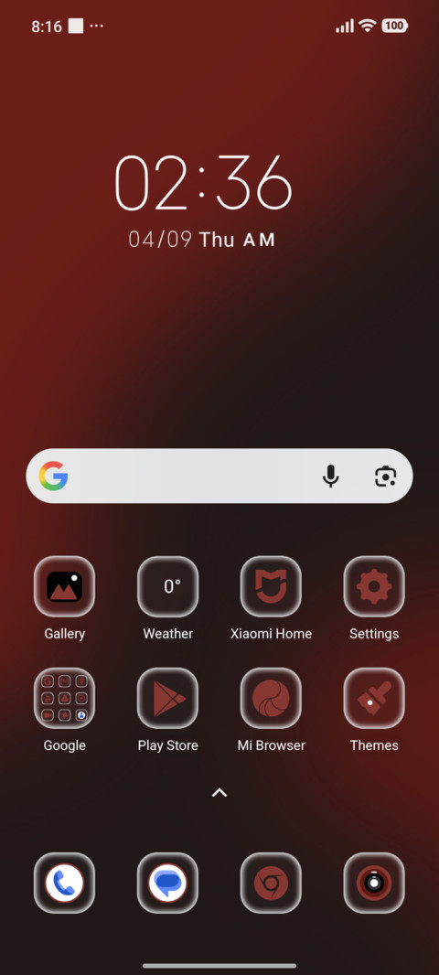 Red Black Hue screenshot