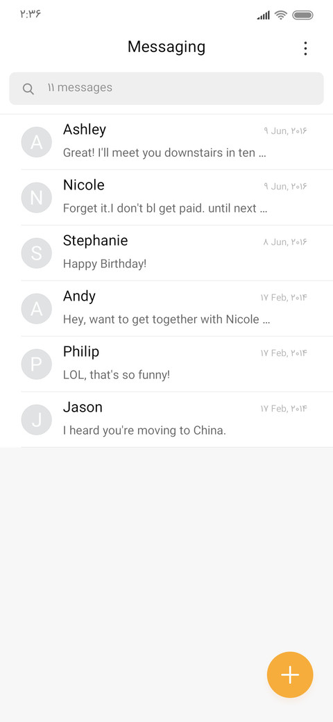 IRANSans screenshot