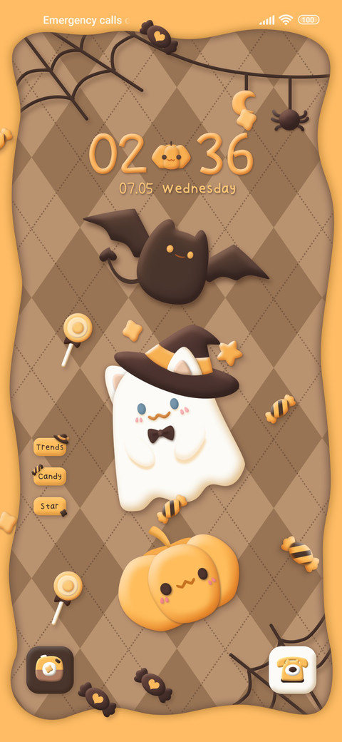 Pumpkin Cat 3D screenshot