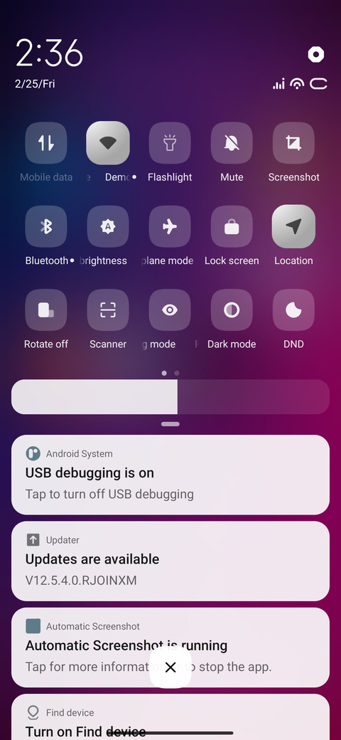 Android12 screenshot