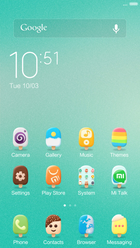 Icecream screenshot