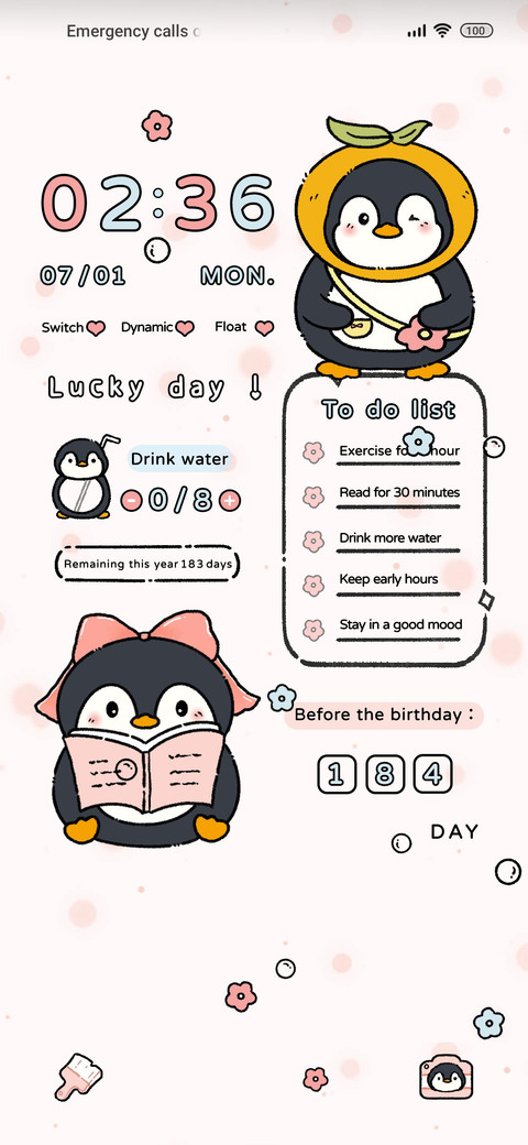 Cute penguin screenshot