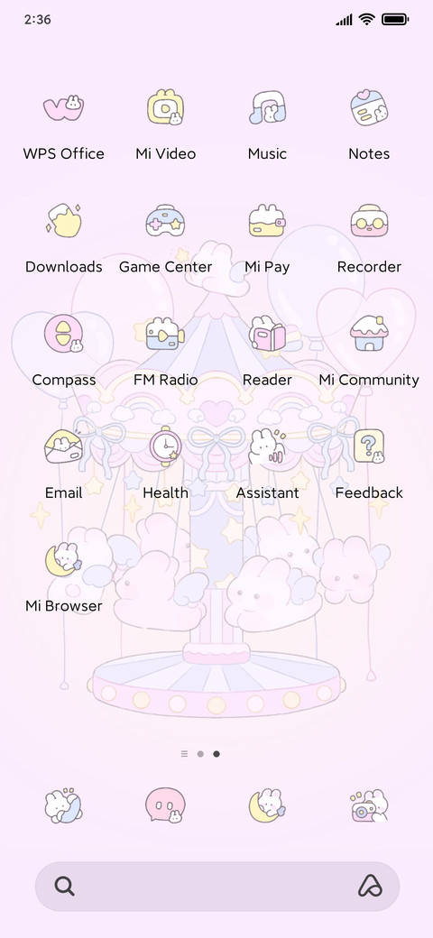 Rotating rabbit screenshot