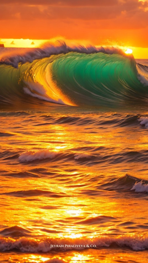 Hawaiin sunset screenshot