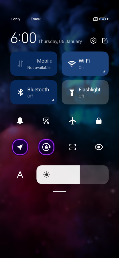 Colorful pigment screenshot