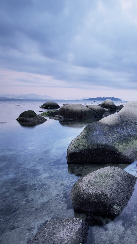 大海与礁石 screenshot