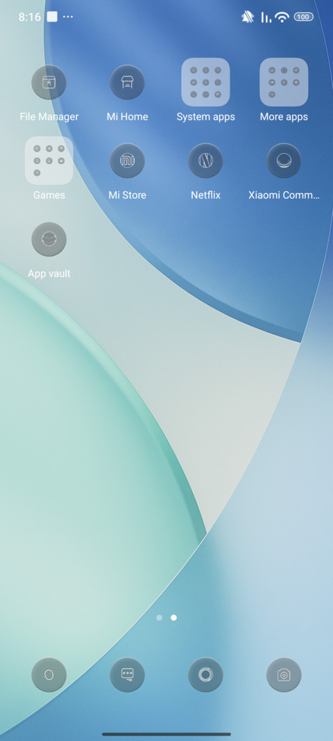 Super Phone UI screenshot