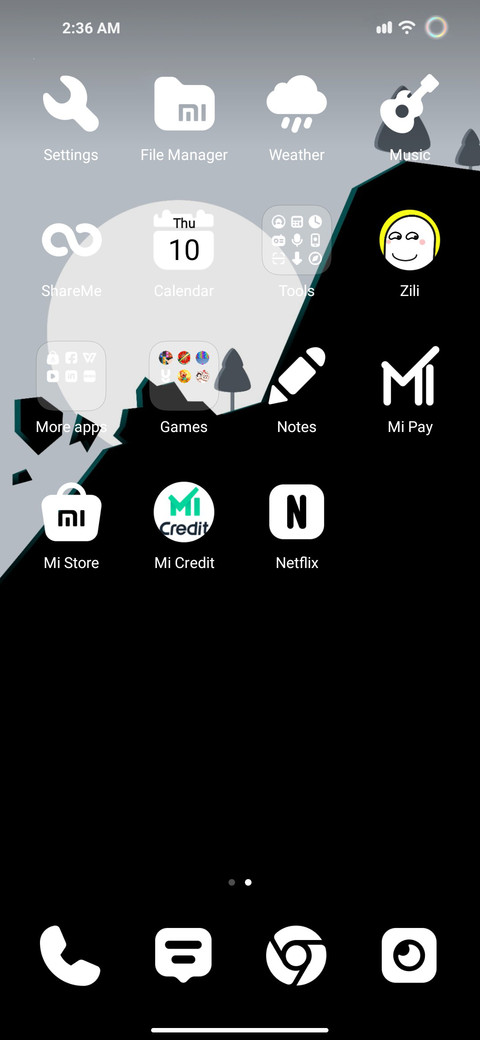 Dark Minimal IZ screenshot