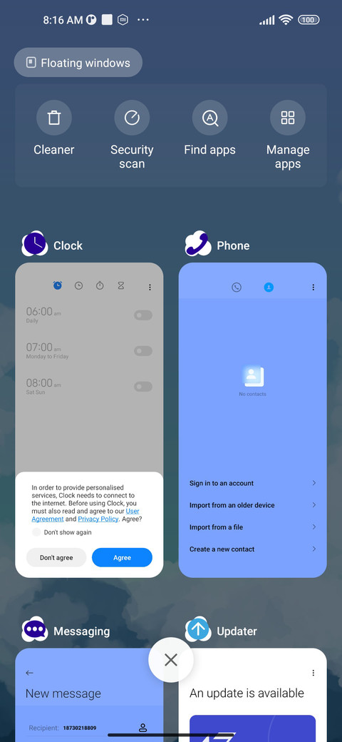 Cloud time screenshot