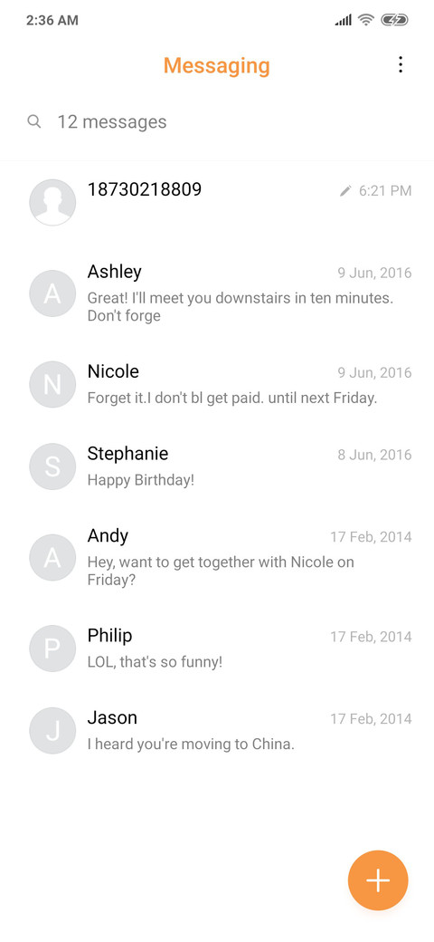 Samsung ExperenceUI screenshot