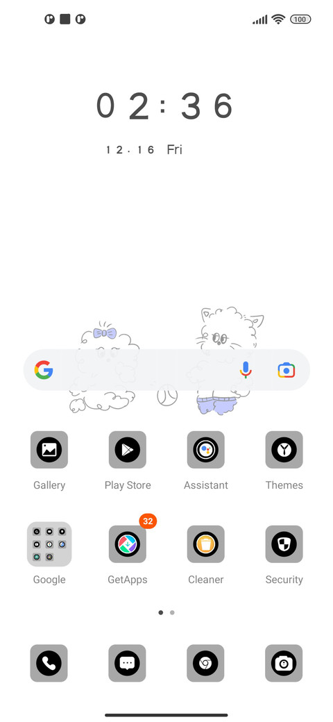 Simple lines screenshot