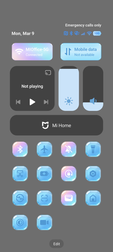 Colorful glass screenshot